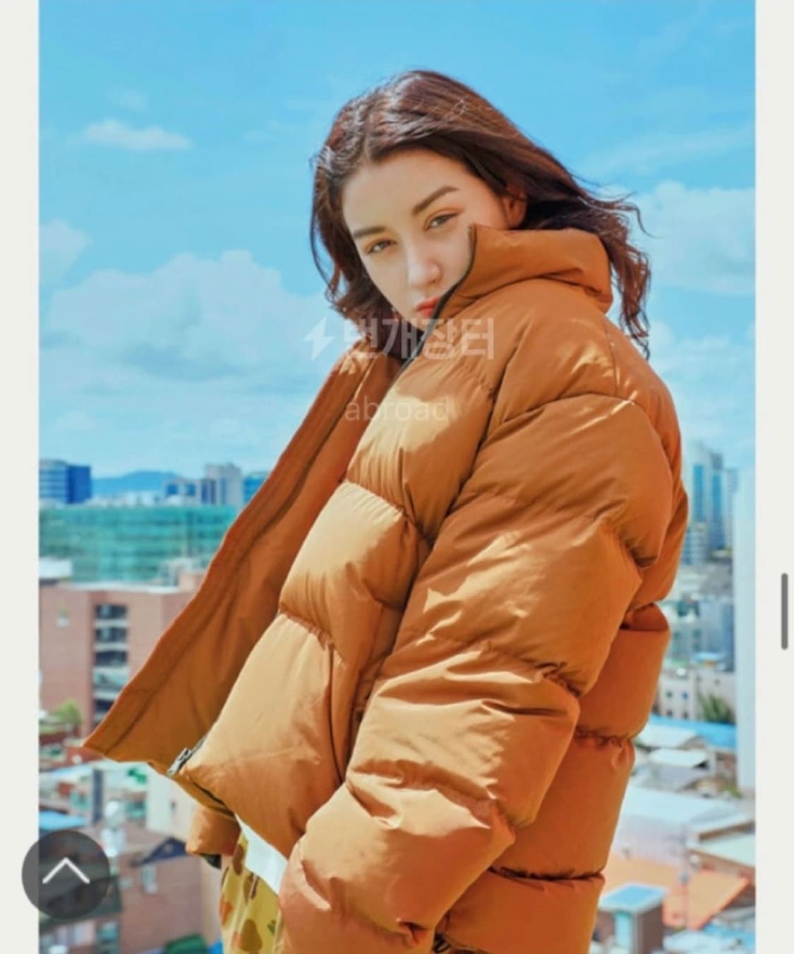 더니트 컴퍼니 구스다운 패딩 남여공용xs 상품이미지4