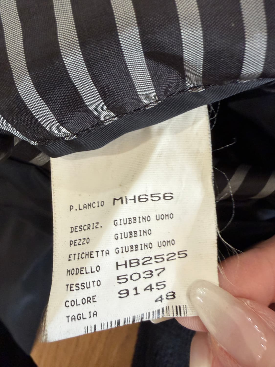 아르마니 꼴레지오니 집업 블루종 자켓 상품이미지6