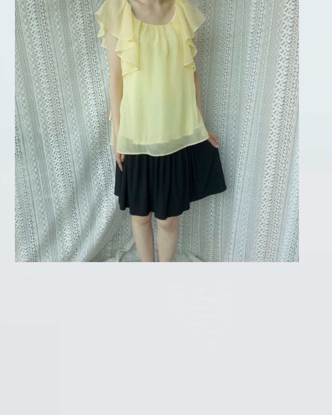 [Yellow Sheer Top] 옐로우 쉬어 탑 상품이미지3