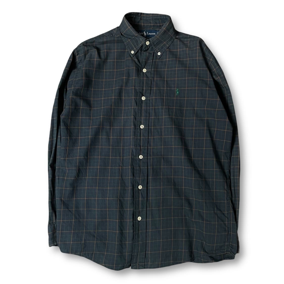 폴로랄프로렌 그린 체크 긴팔 셔츠 S 상품이미지1
