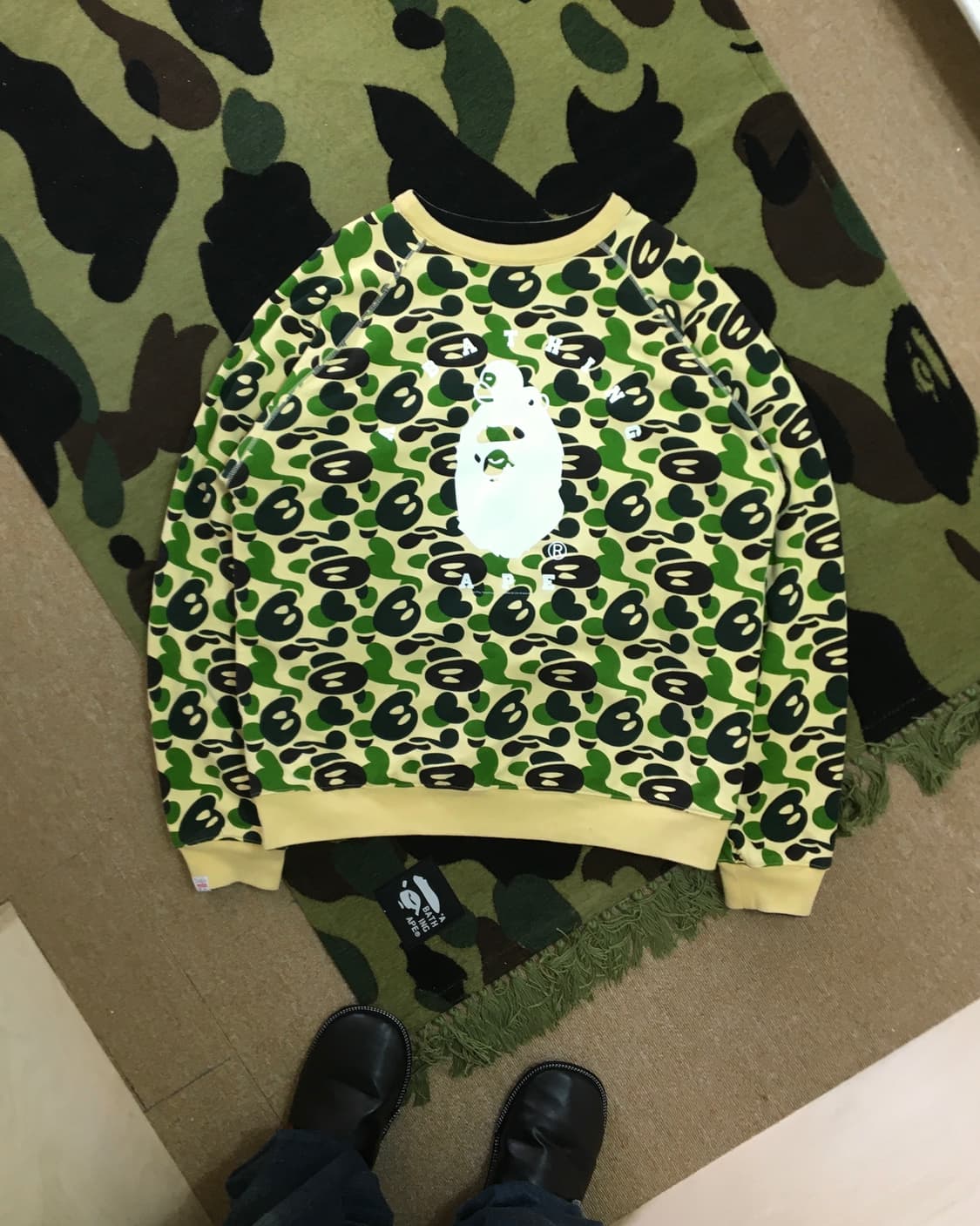 OG베이프 리버시블 베이비 마일로 스웻셔츠(L) 상품이미지1