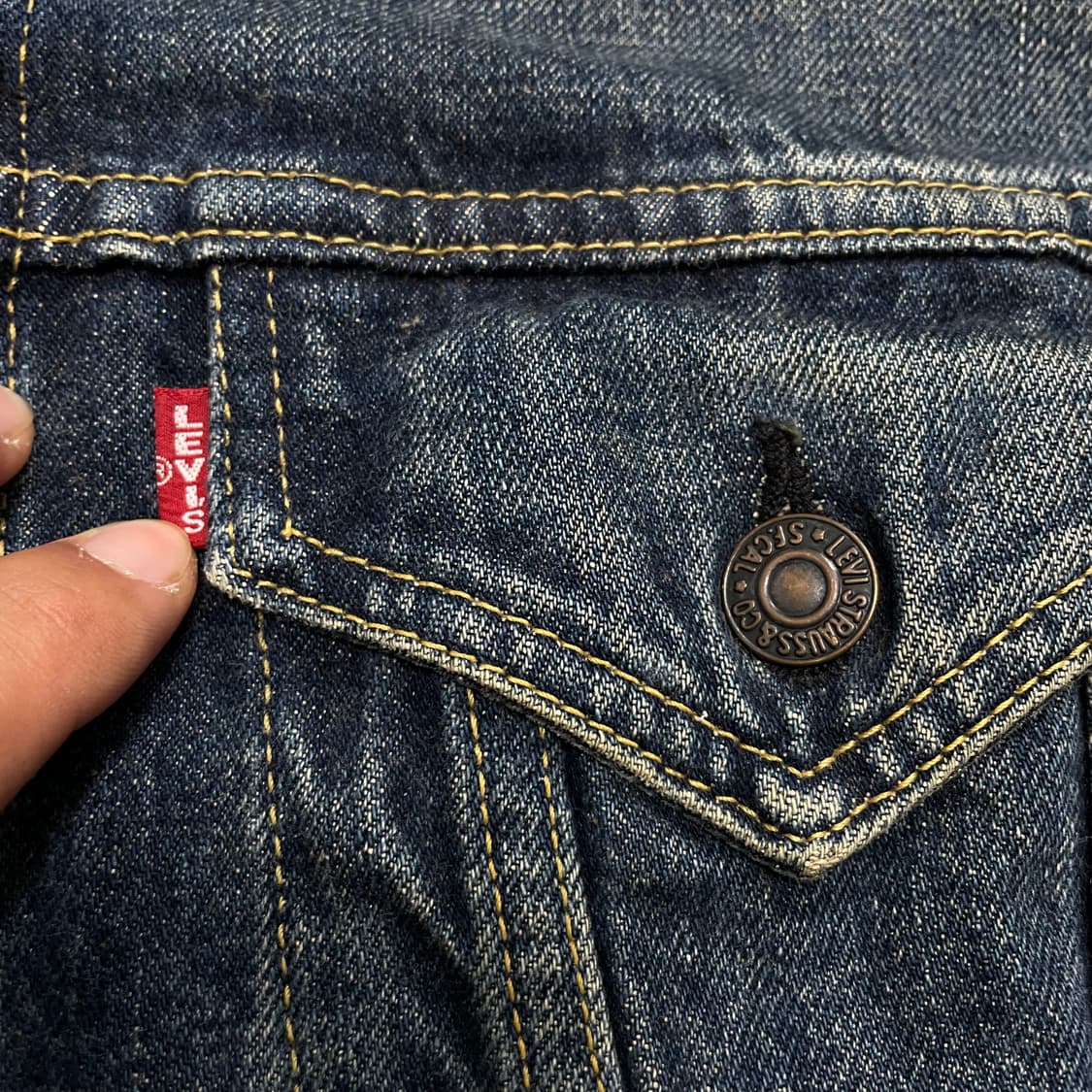 리바이스 71557-02 3rd big E 데님자켓 상품이미지5