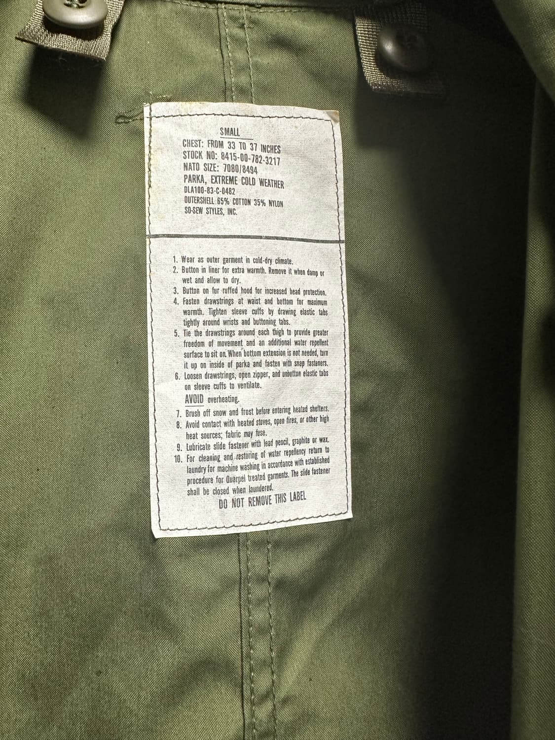 오리지널 m65 피쉬테일 파카 개파카 상품이미지2