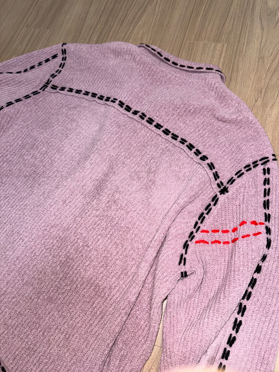 핀거린 PHINGERIN PG1 핑크 가디건 os size 상품이미지4