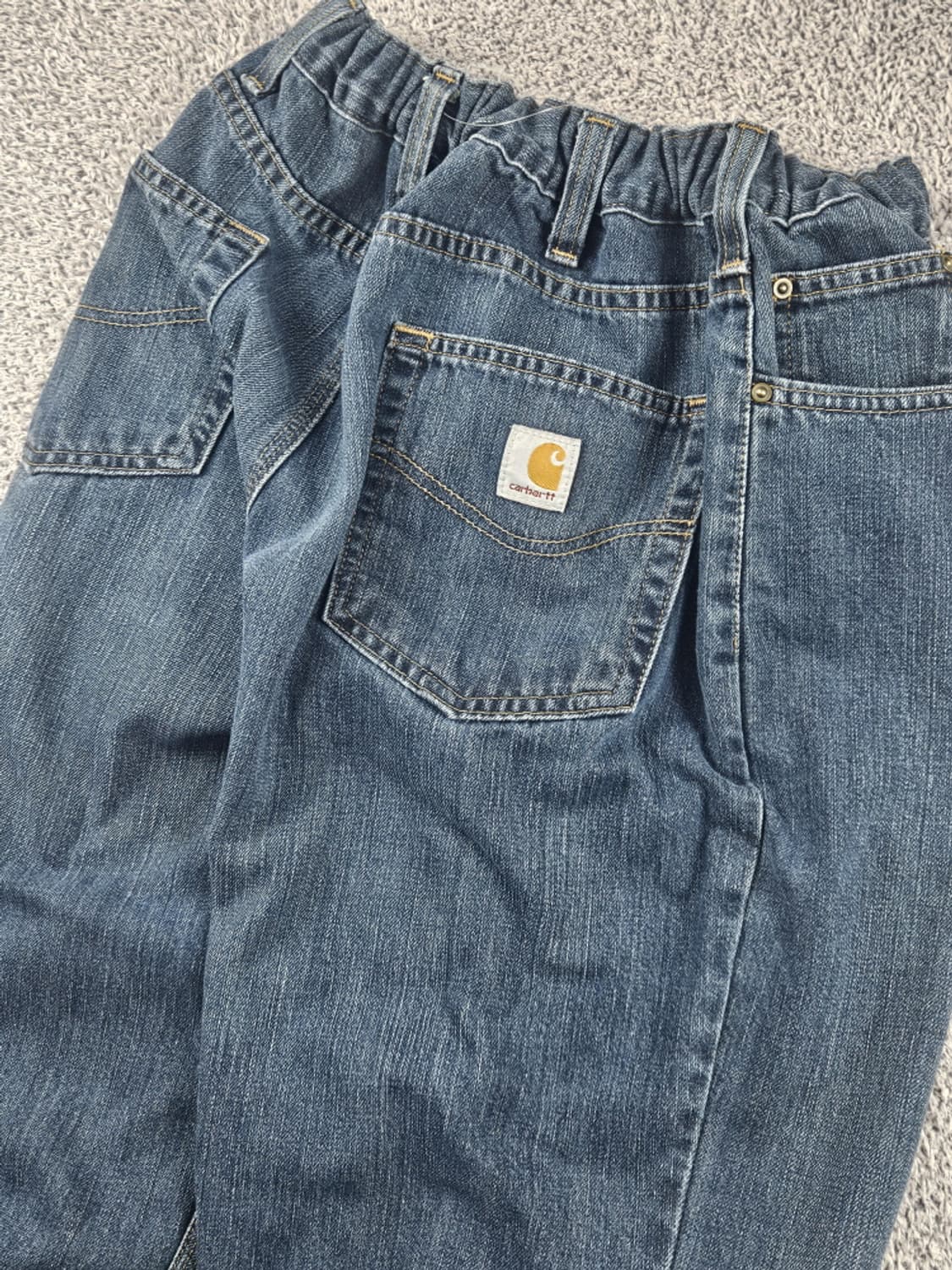칼하트 밴딩 리페어 커스텀 데님 워크 팬츠 ( 38X32 )/ 10642 상품이미지8