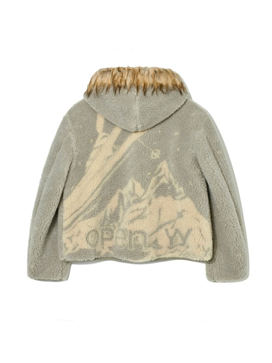 오픈와이와이 스킹 플리스 후디 자켓 민트 상품이미지3