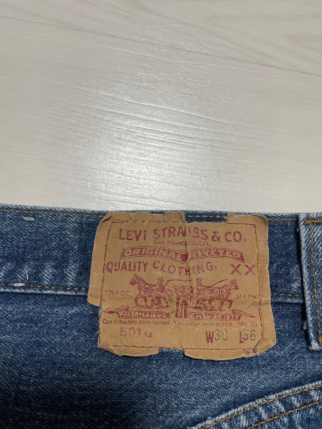 리바이스 501 80s made in usa 상품이미지5