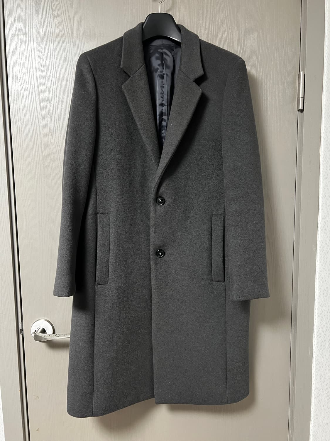 코모도 남성 캐시미어 블렌디드 코트 그레이 100 상품이미지1