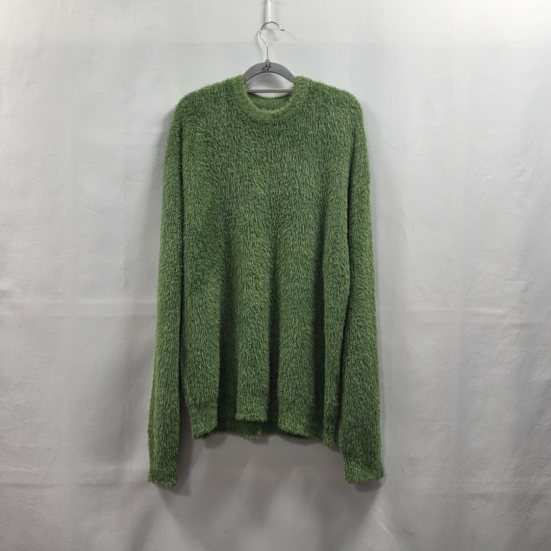 0144 노메뉴얼 NOMANUAL 퍼 니트 L / 그린 / 23FW 상품이미지1