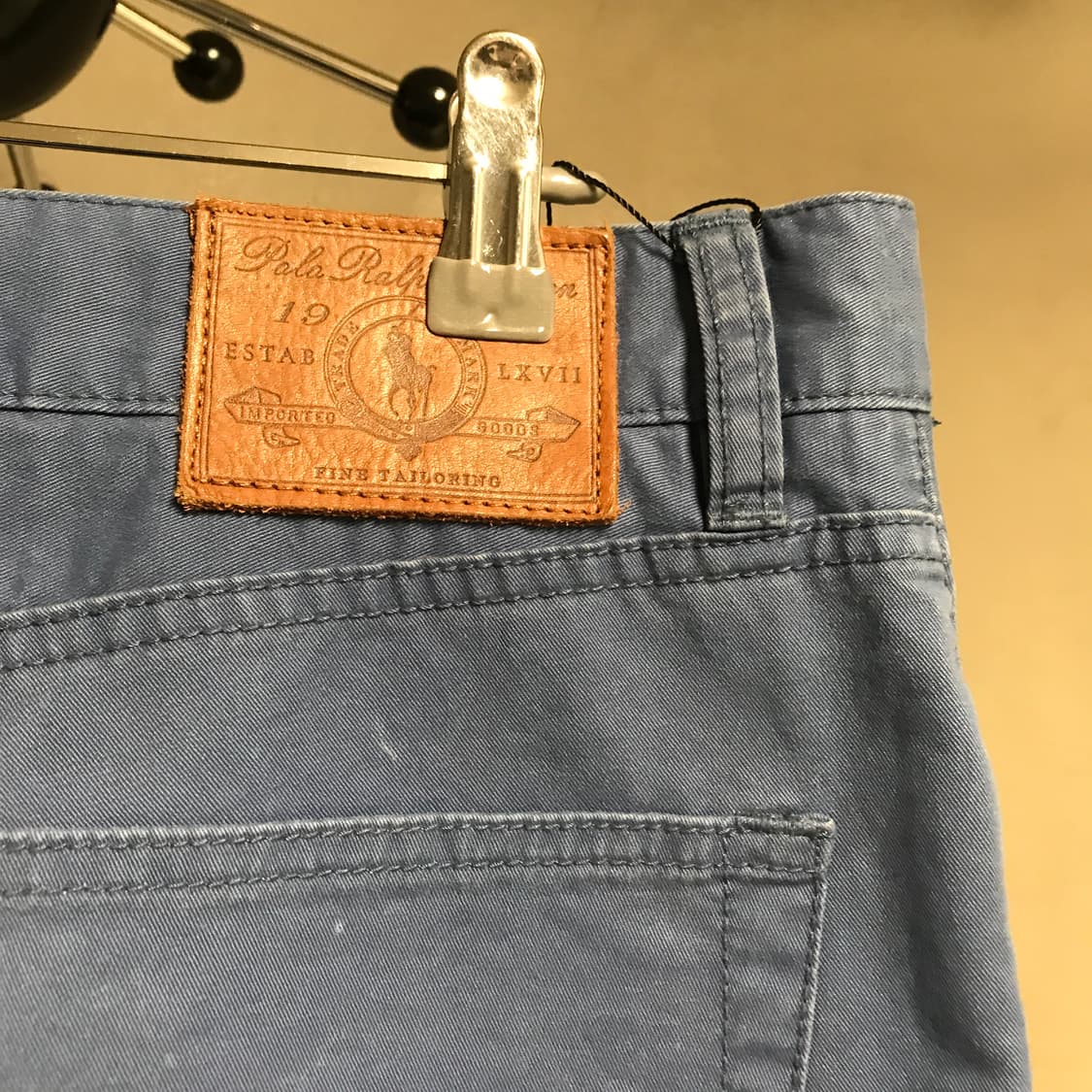 폴로 랄프로렌 코튼 팬츠 블루 32/32 상품이미지5