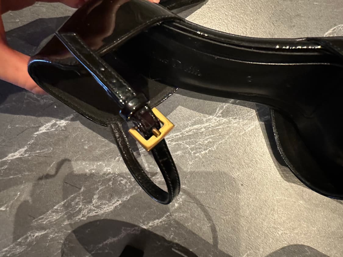 마시모두띠 에나멜 힐 슈즈 38 상품이미지7