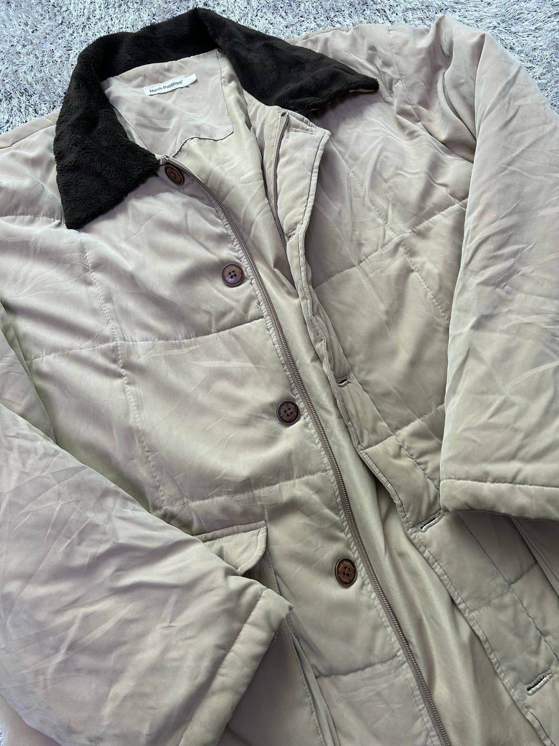 일본판 허쉬파피 베이지 패딩 사이즈 105~110 상품이미지2