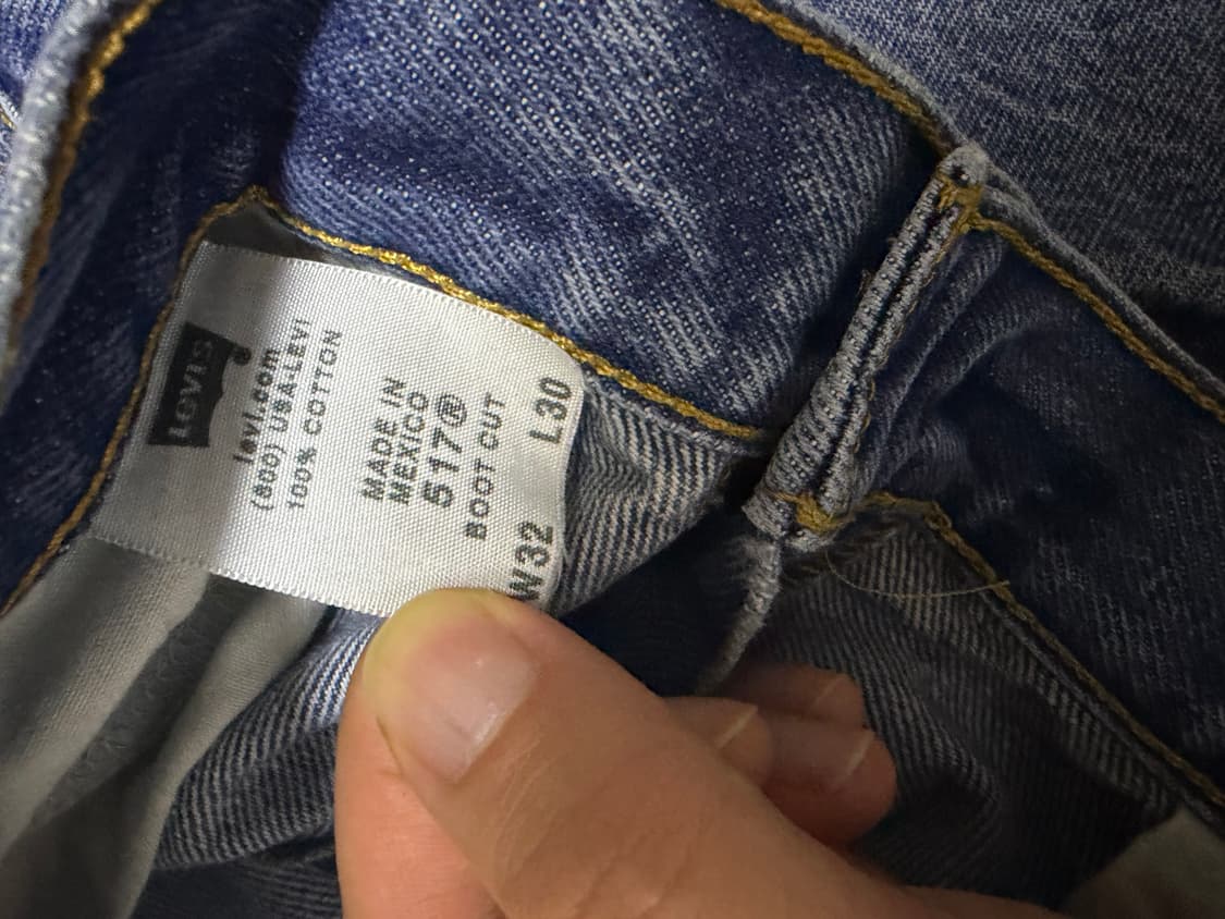 리바이스 517 부츠컷 멕시코생산 32사이즈(실측31) 상품이미지2