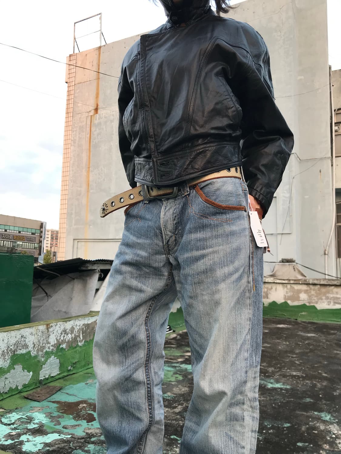 보헤미안 데님 팬츠 상품이미지5