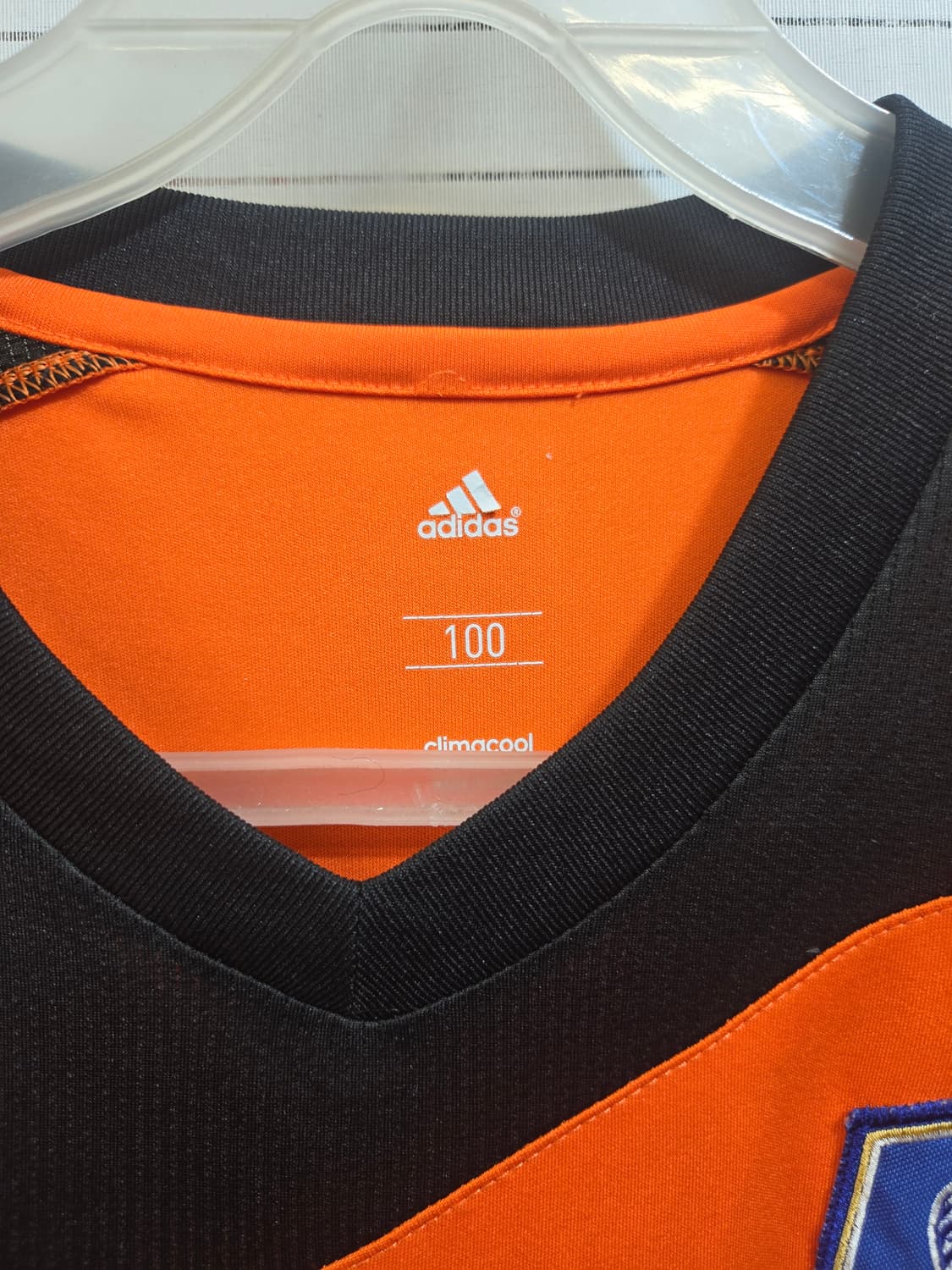 아디다스 대한민국 축구 국가대표팀 긴팔 오렌지 져지 100 상품이미지2