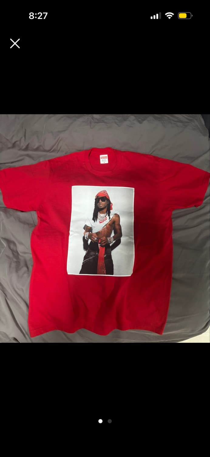 슈프림 플레이보이카티 티셔츠 레드 m 상품이미지3