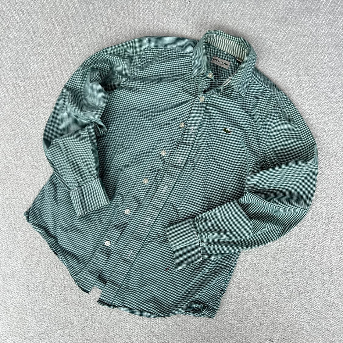 라코스테 긴팔 그린 셔츠 상품이미지1