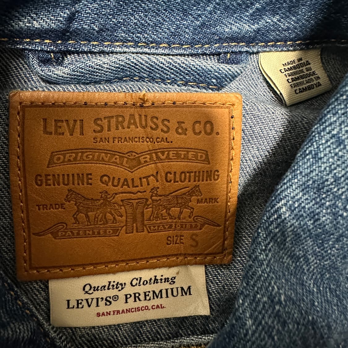 LEVI'S premium denim jacket 상품이미지3