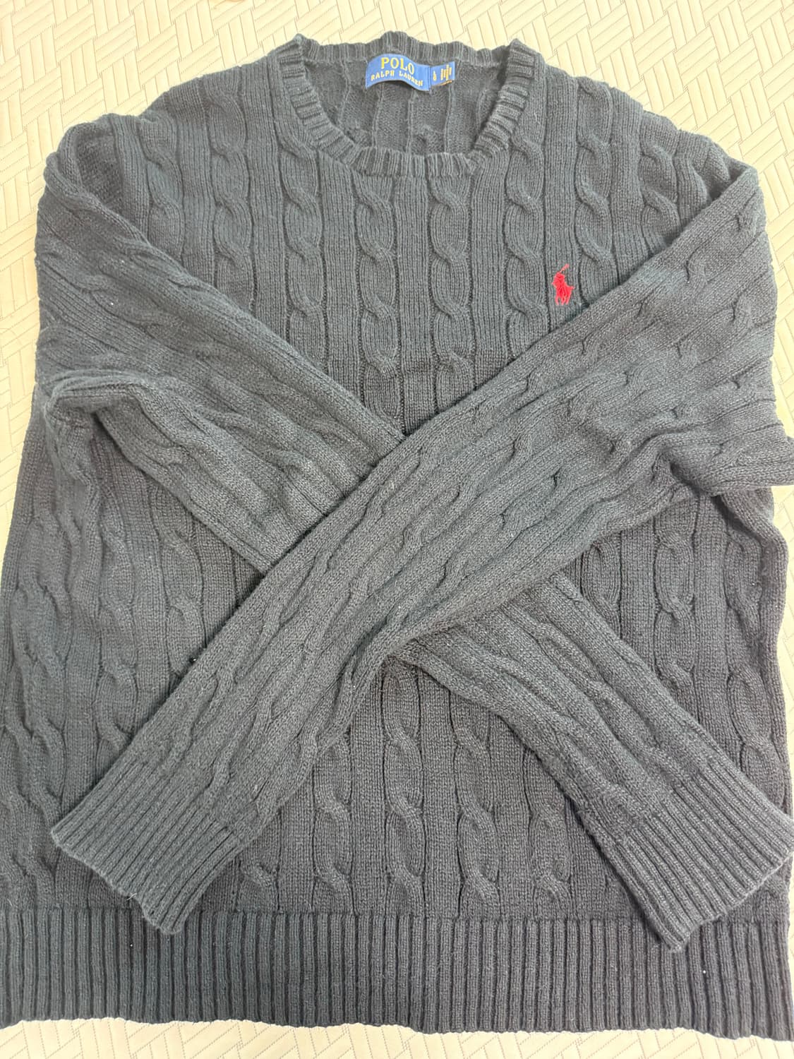 폴로 꽈배기 니트 상품이미지1