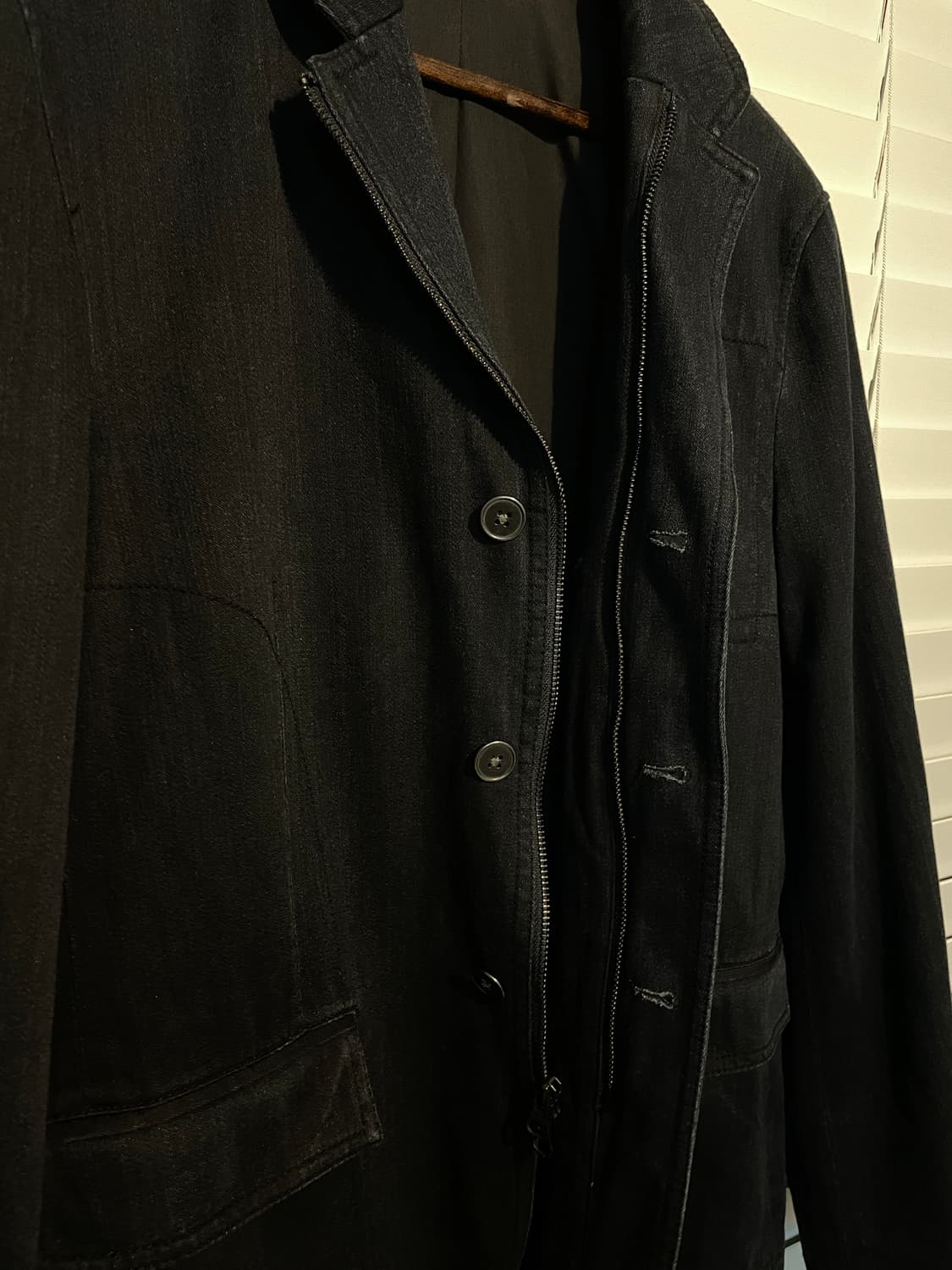 아르마니 지퍼드 데님 블레이저 상품이미지8