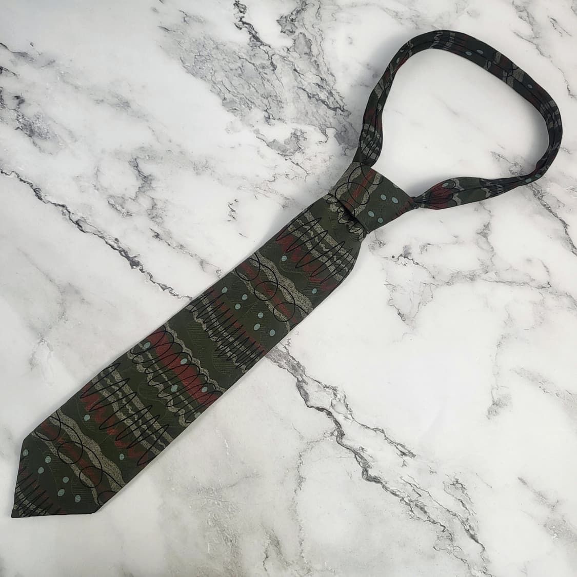 요시에 이나바 실크 넥타이 [RBFC7488_0219-13] 상품이미지5