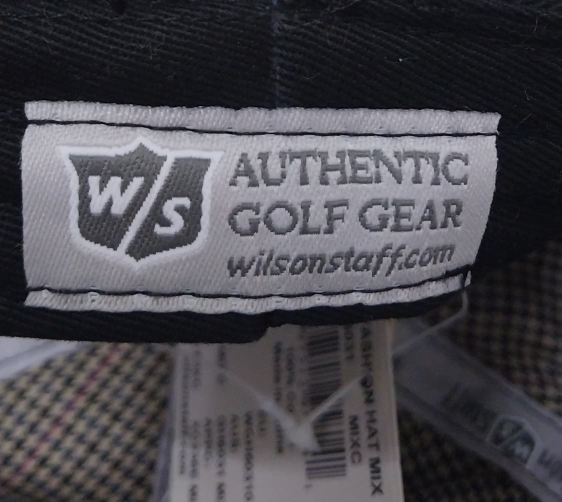 (새상품) 윌슨 골프 헤링본 체크 헌팅캡 모자 상품이미지7