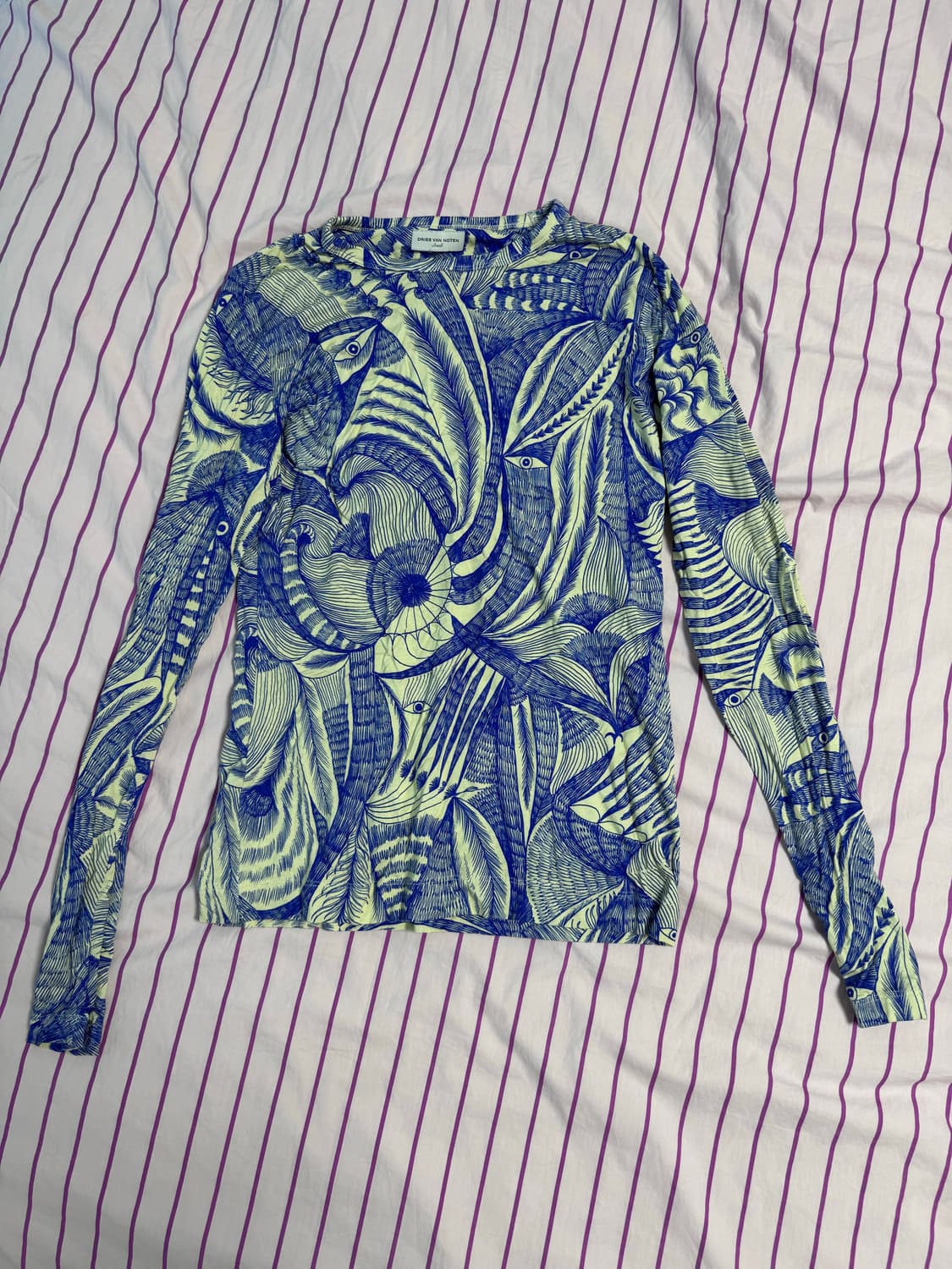 Dries Van Noten 프린트 탑 S 상품이미지1