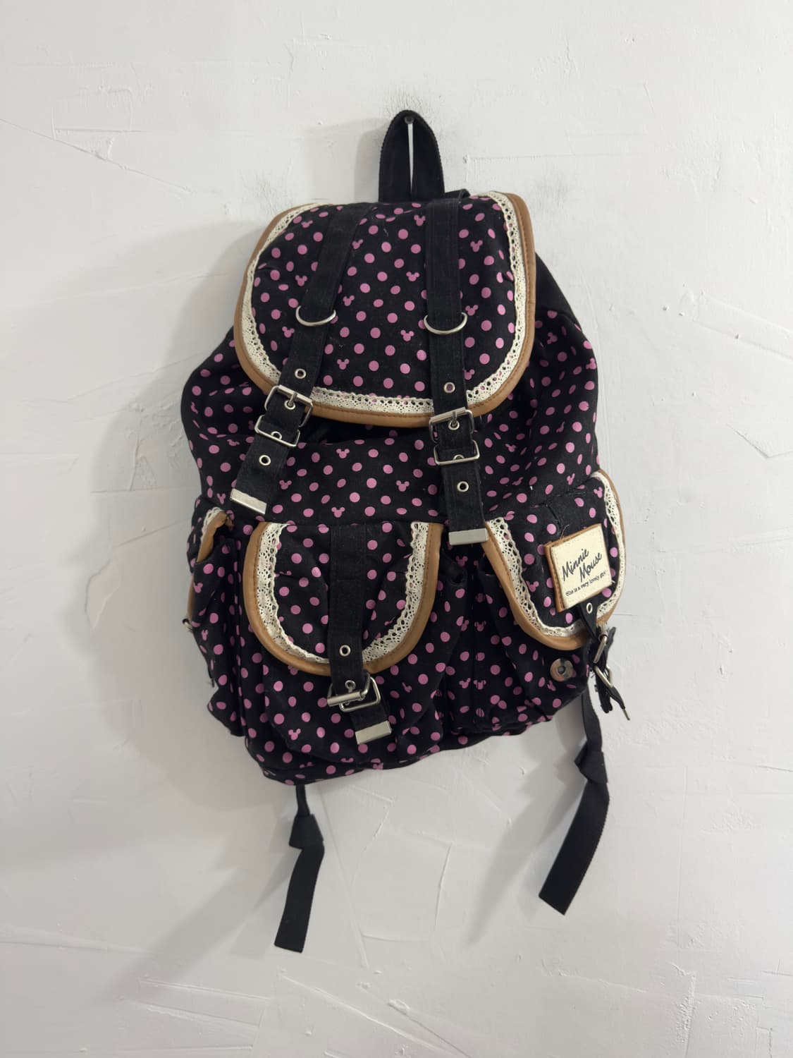minnie mouse dot backpack 상품이미지1