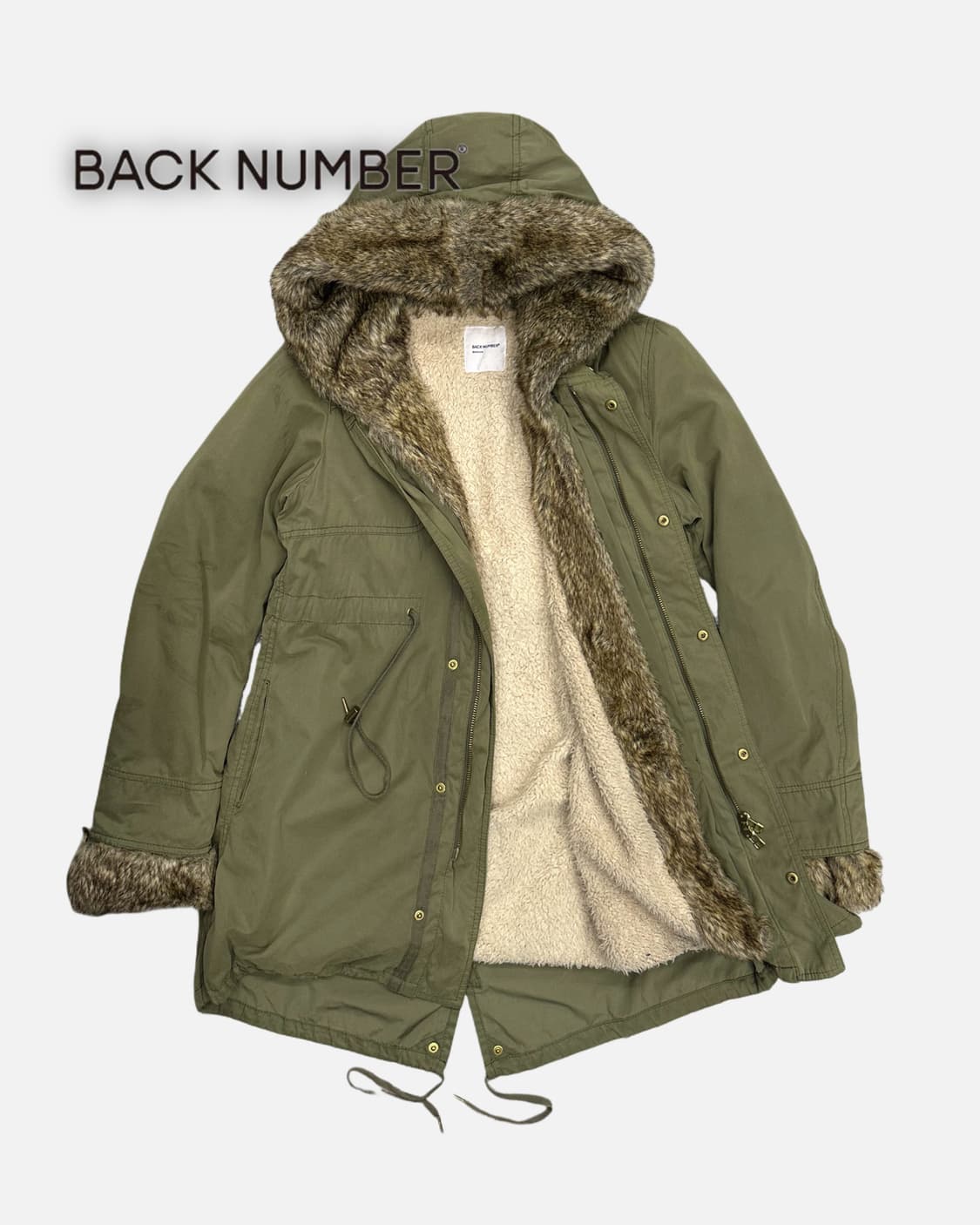 military fur lining parka 상품이미지1