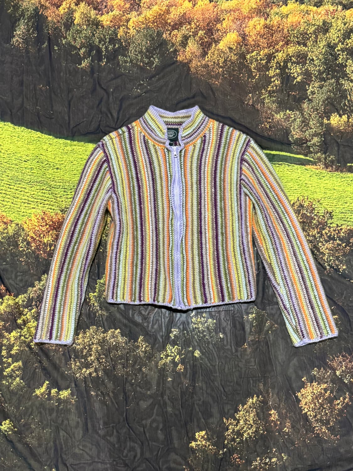 Laura Ashley 로라애슐리 일본빈티지 니트 가디건 M 상품이미지1