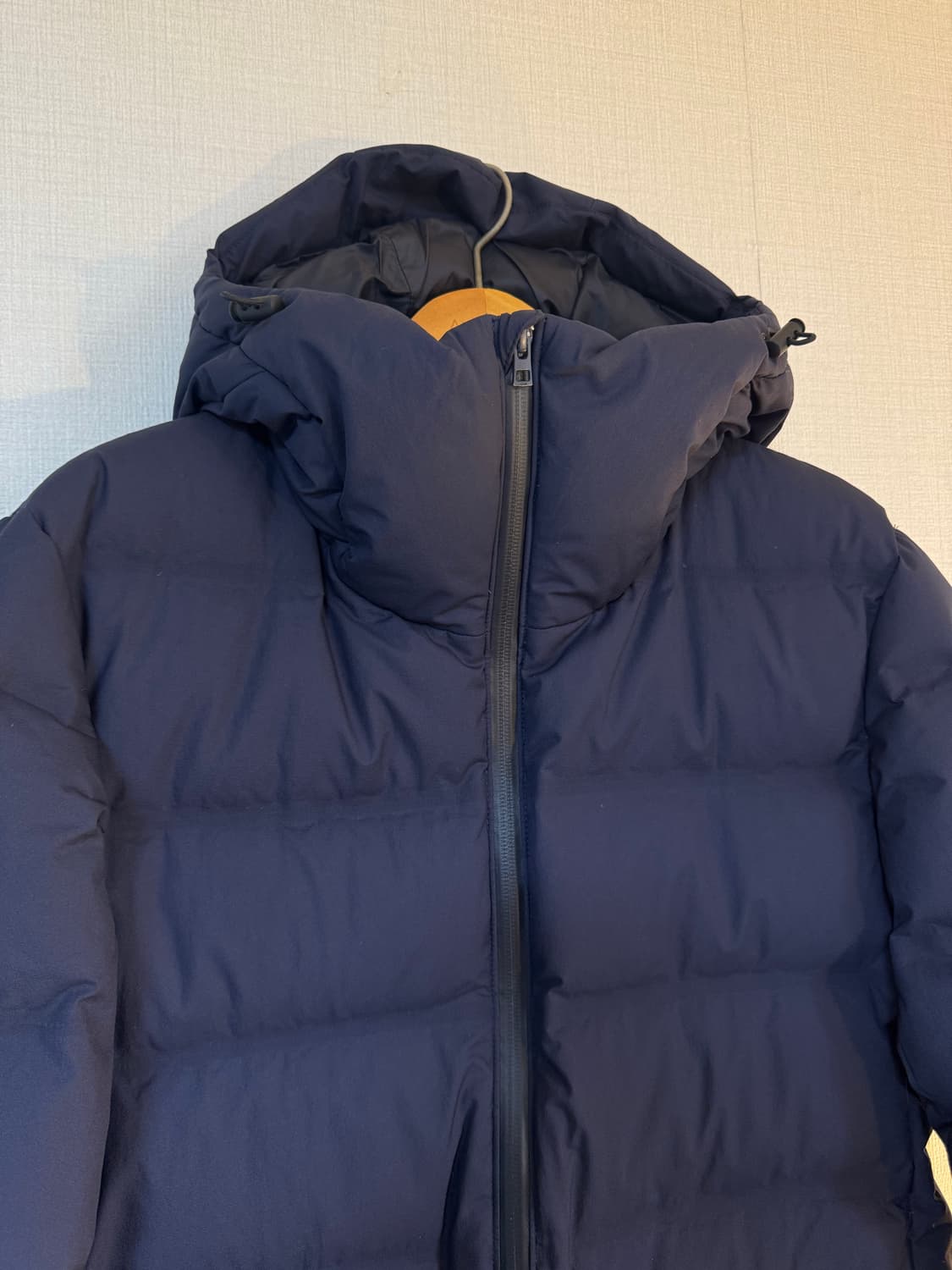 [M]유니클로 심리스 다운파카 네이비 상품이미지3