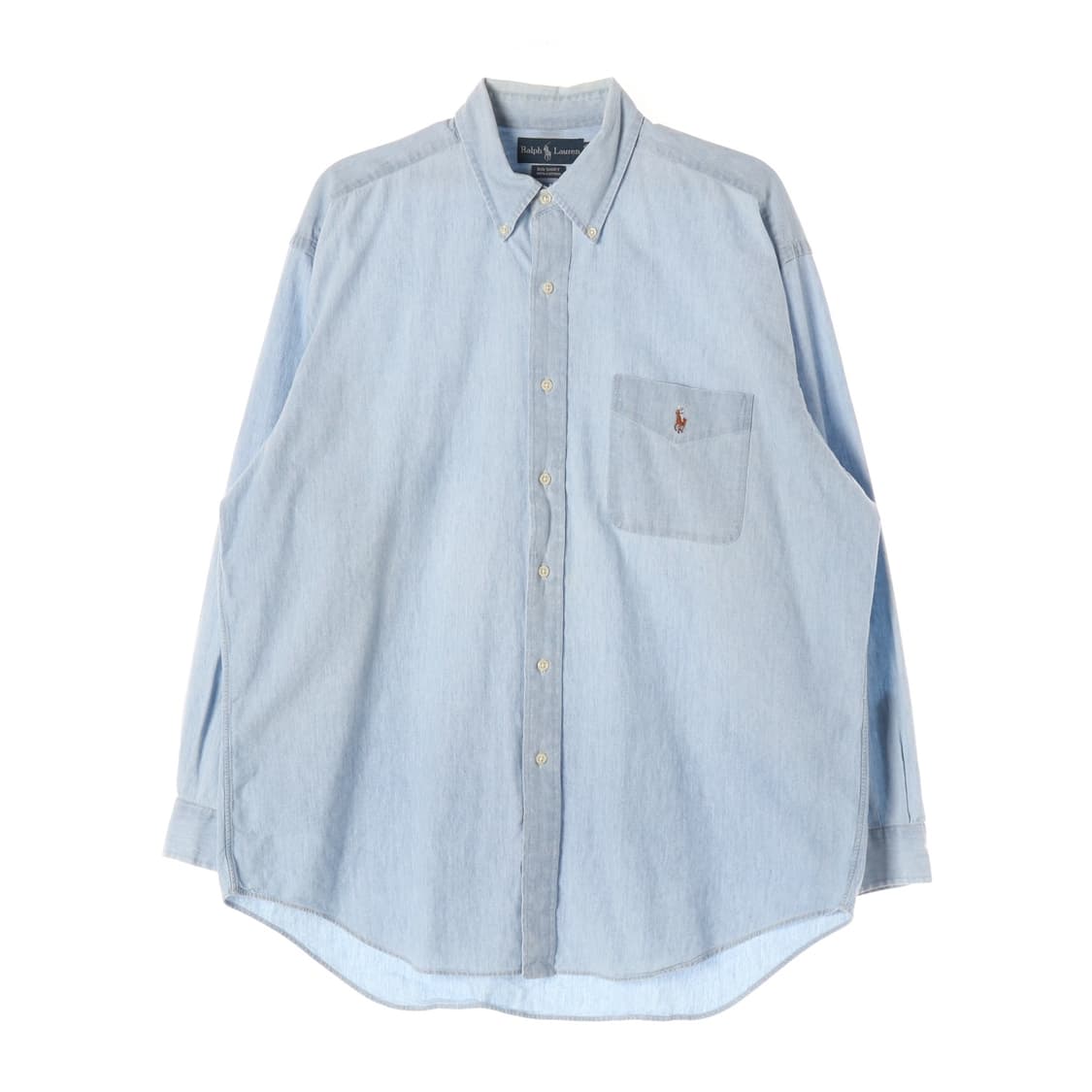 폴로 랄프 로렌 빅 셔츠 라이트 블루 L 상품이미지1