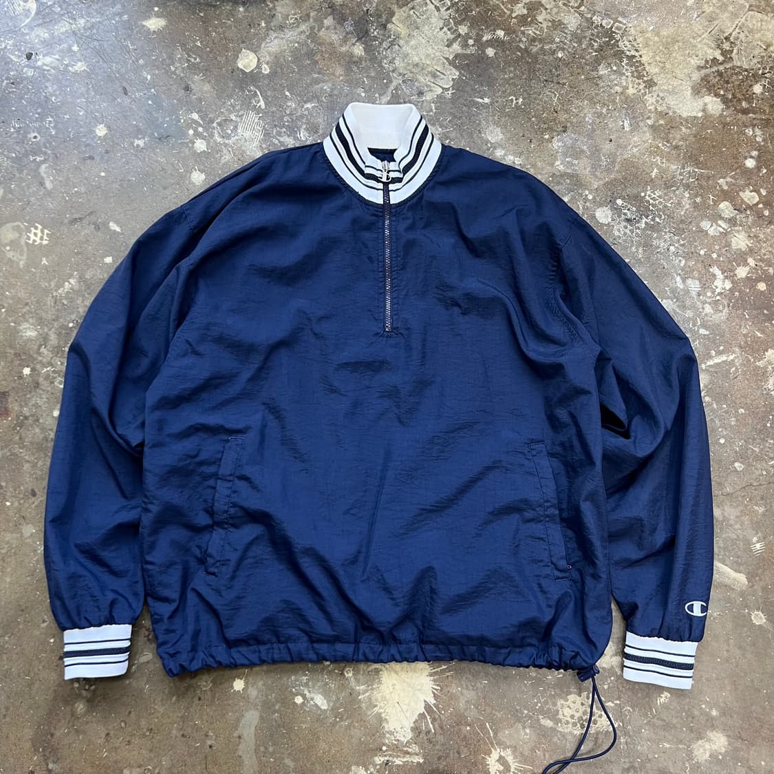 L) 빈티지 챔피온 아노락 웜업 자켓 점퍼 아메카지 워크웨어 올드스쿨 상품이미지1