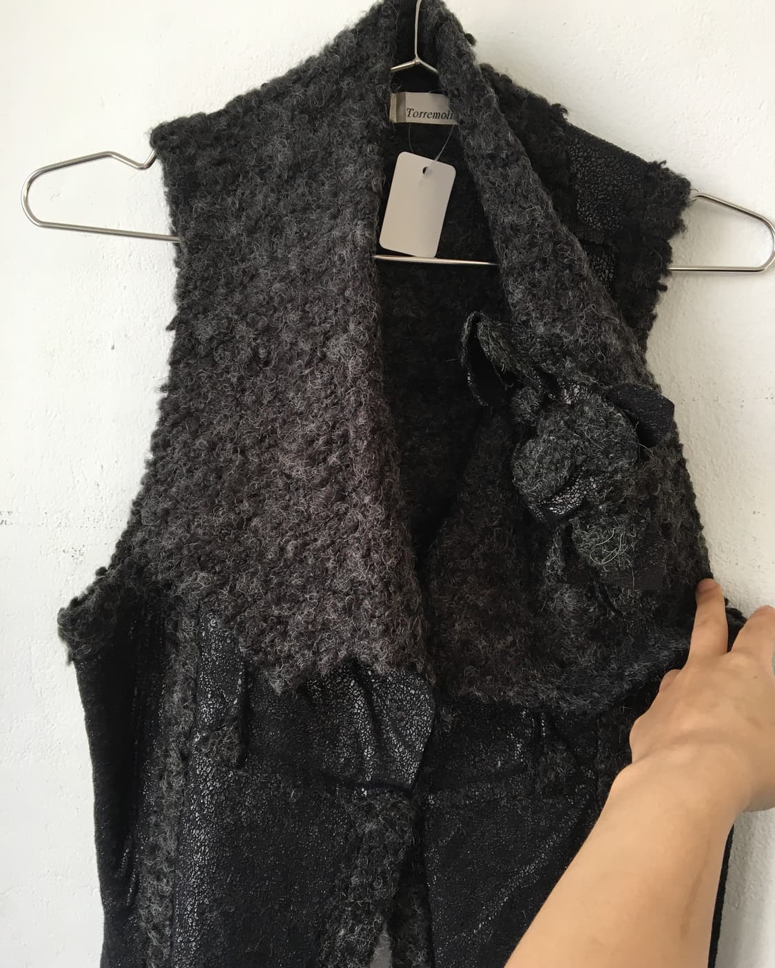 Corsage point drape point vest 상품이미지5