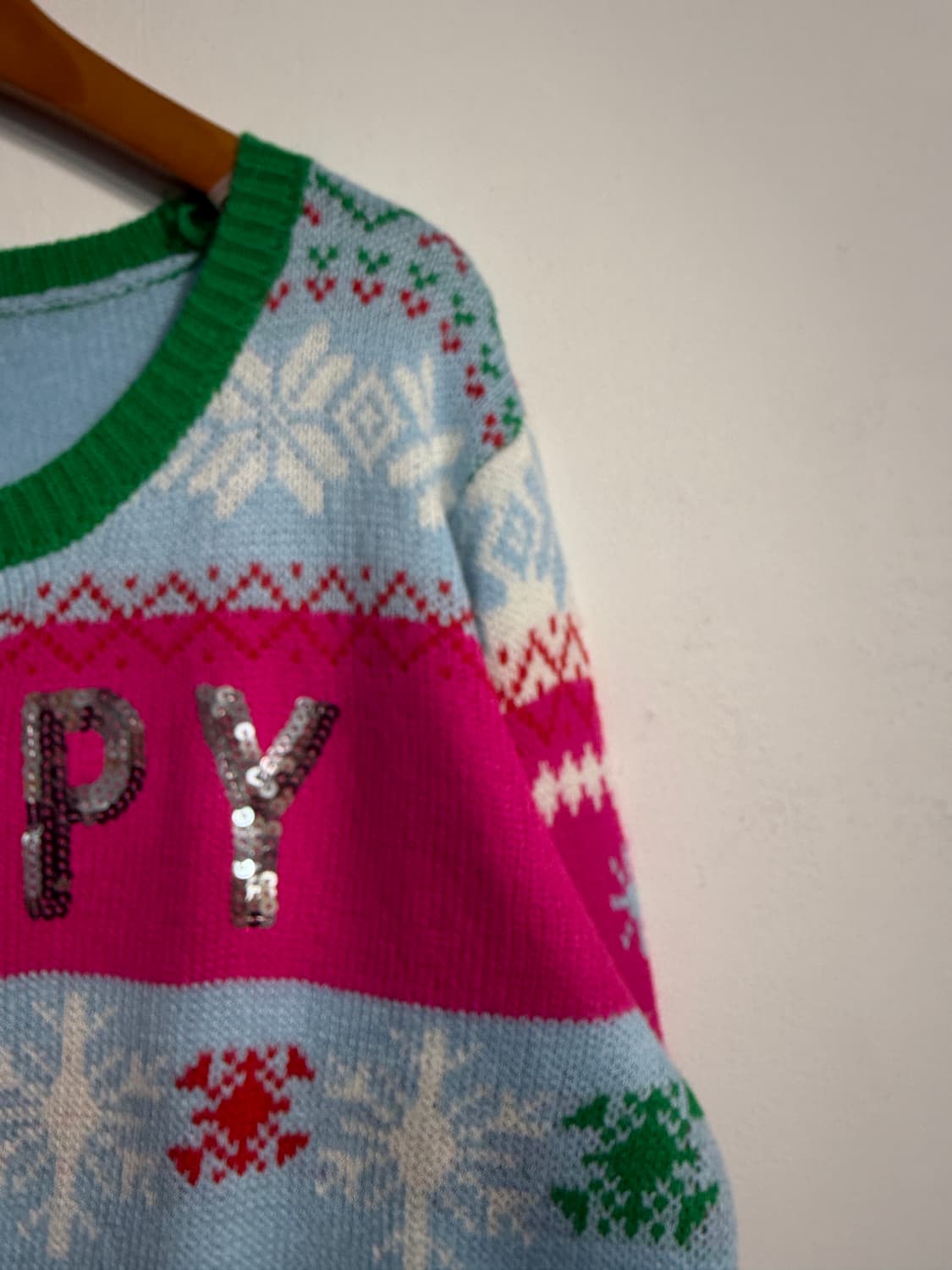 U.S.A. 크리스마스 어글리니트 L 상품이미지4