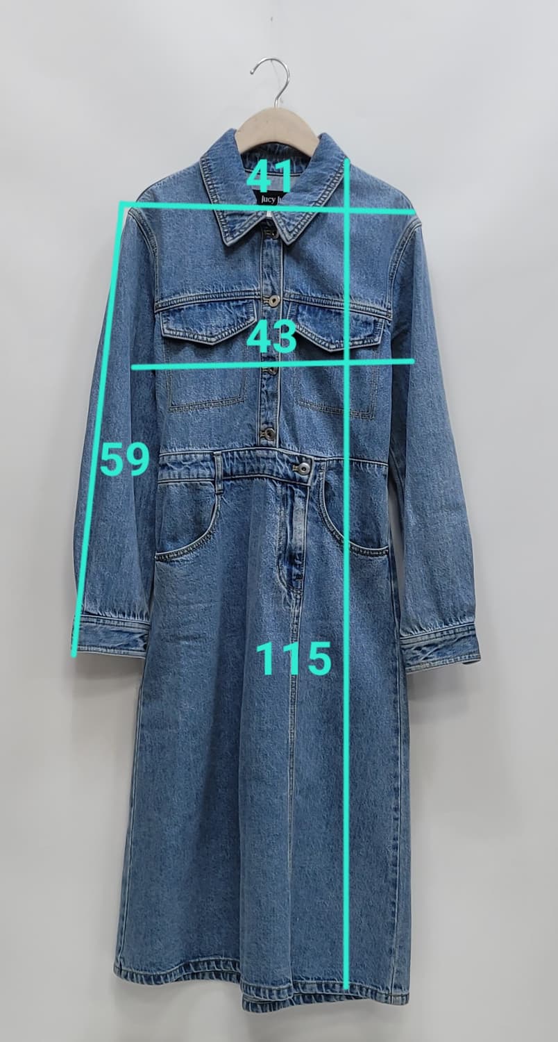 JUCY JUDY 23SS 쥬시쥬디 언발 데님 원피스 / 여 85
 상품이미지10