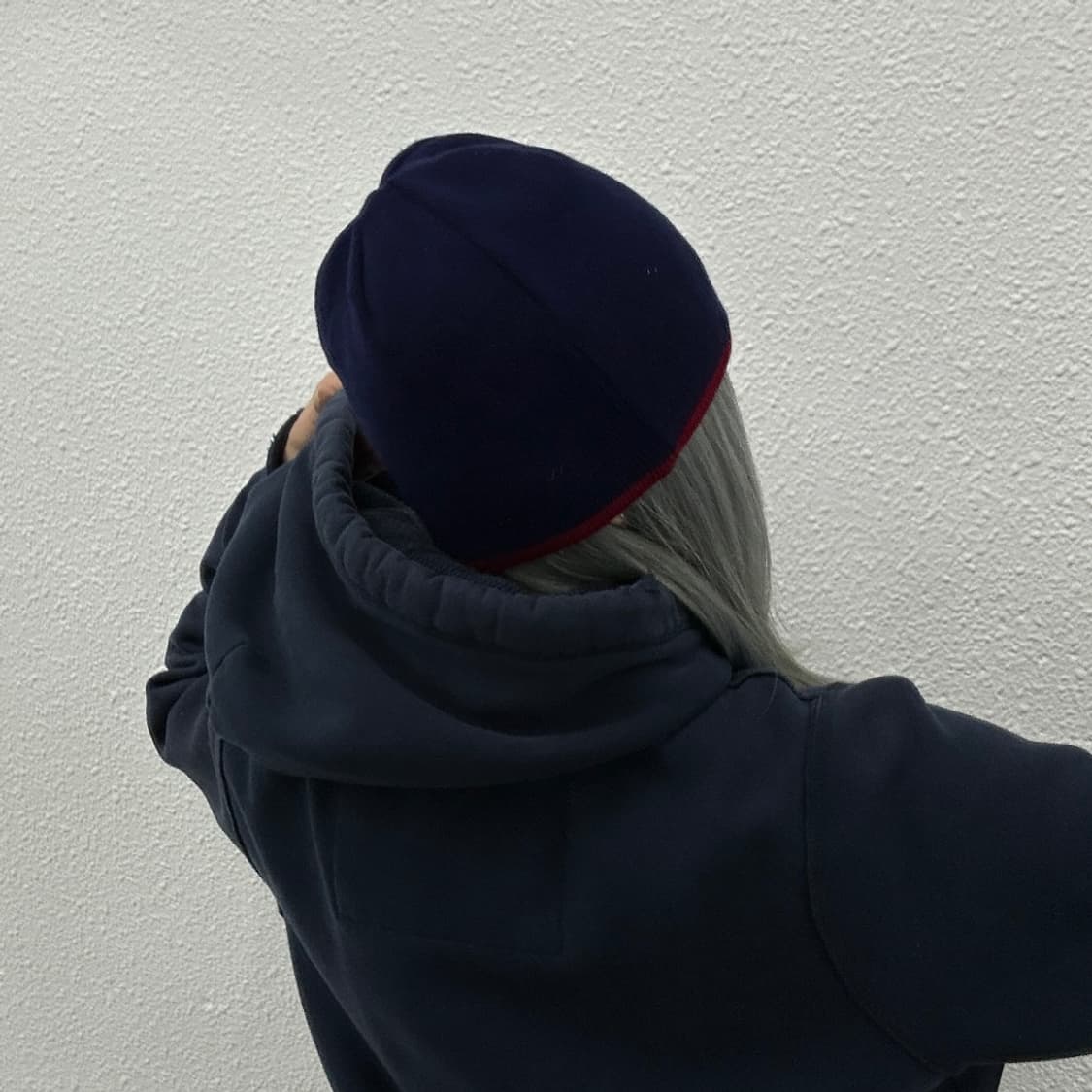 바르셀로나 리버시블 네이비 비니 상품이미지4