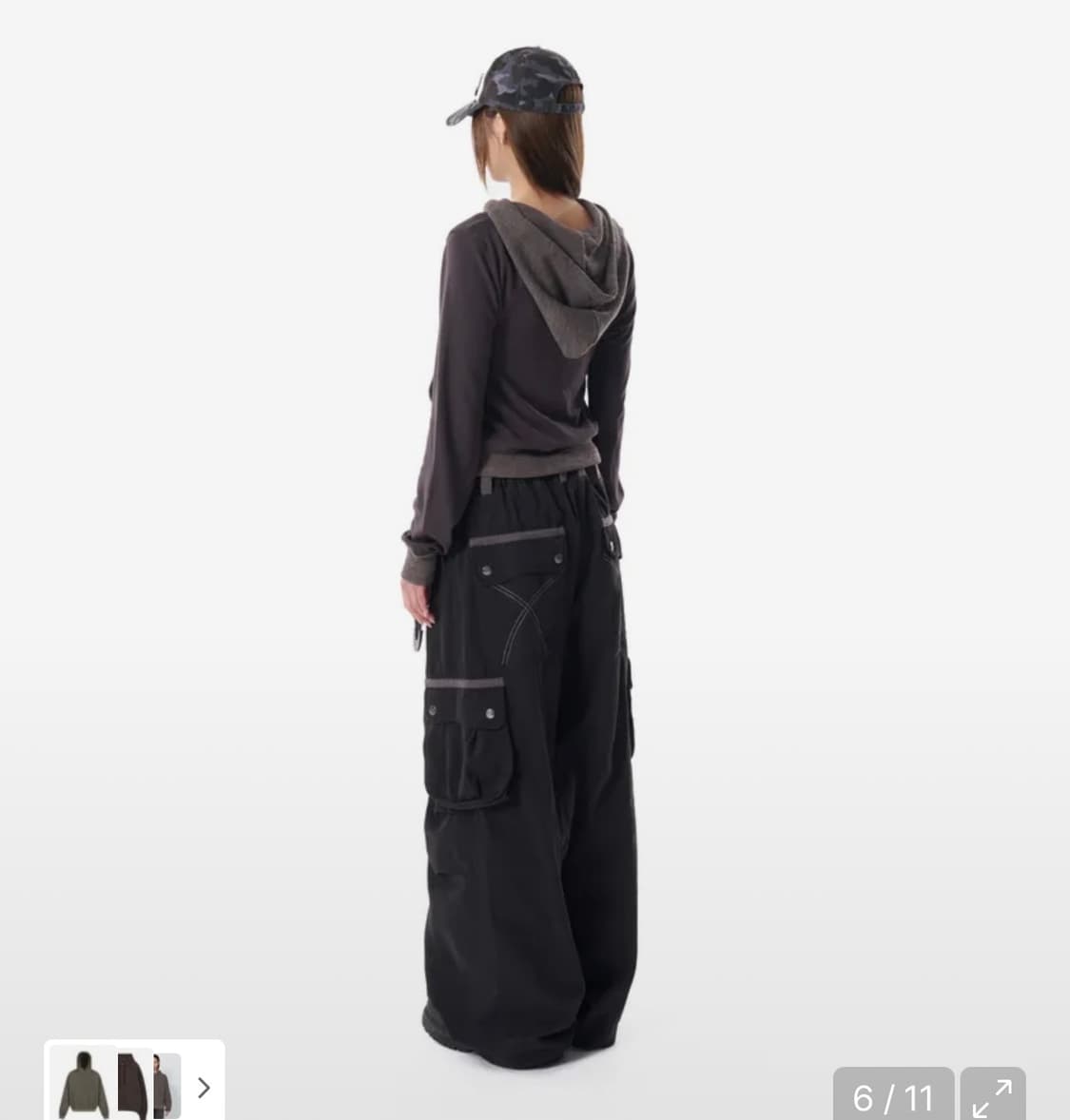 아캄 로고버튼 후디 상품이미지3