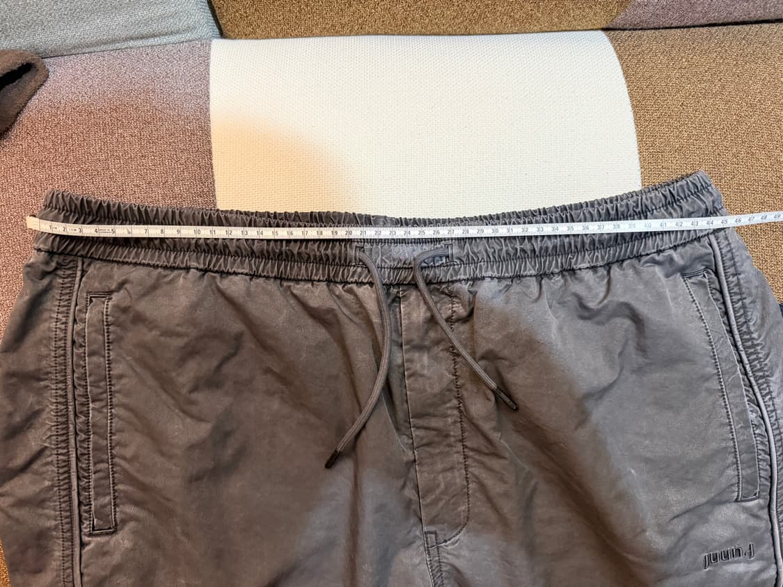 준지 가먼트다잉 나일론 조거 팬츠 52 상품이미지5