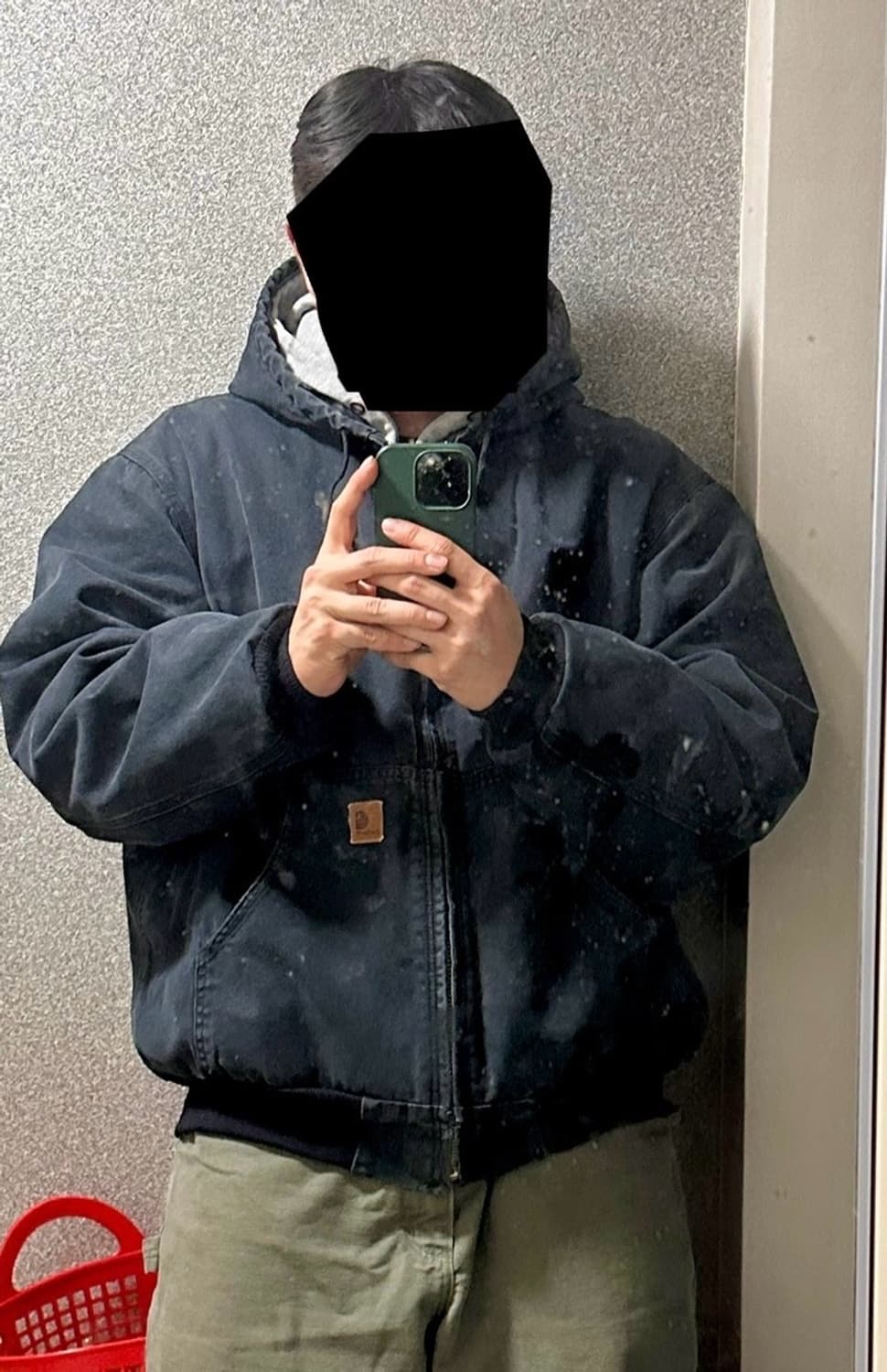 칼하트 덕 액티브 j280 blk 상품이미지5