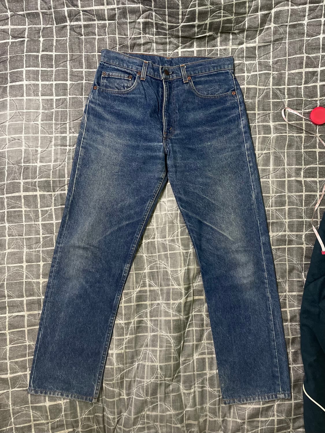 80s USA 리바이스 505 데님 팬츠(페이딩 예술) 29추천 상품이미지1