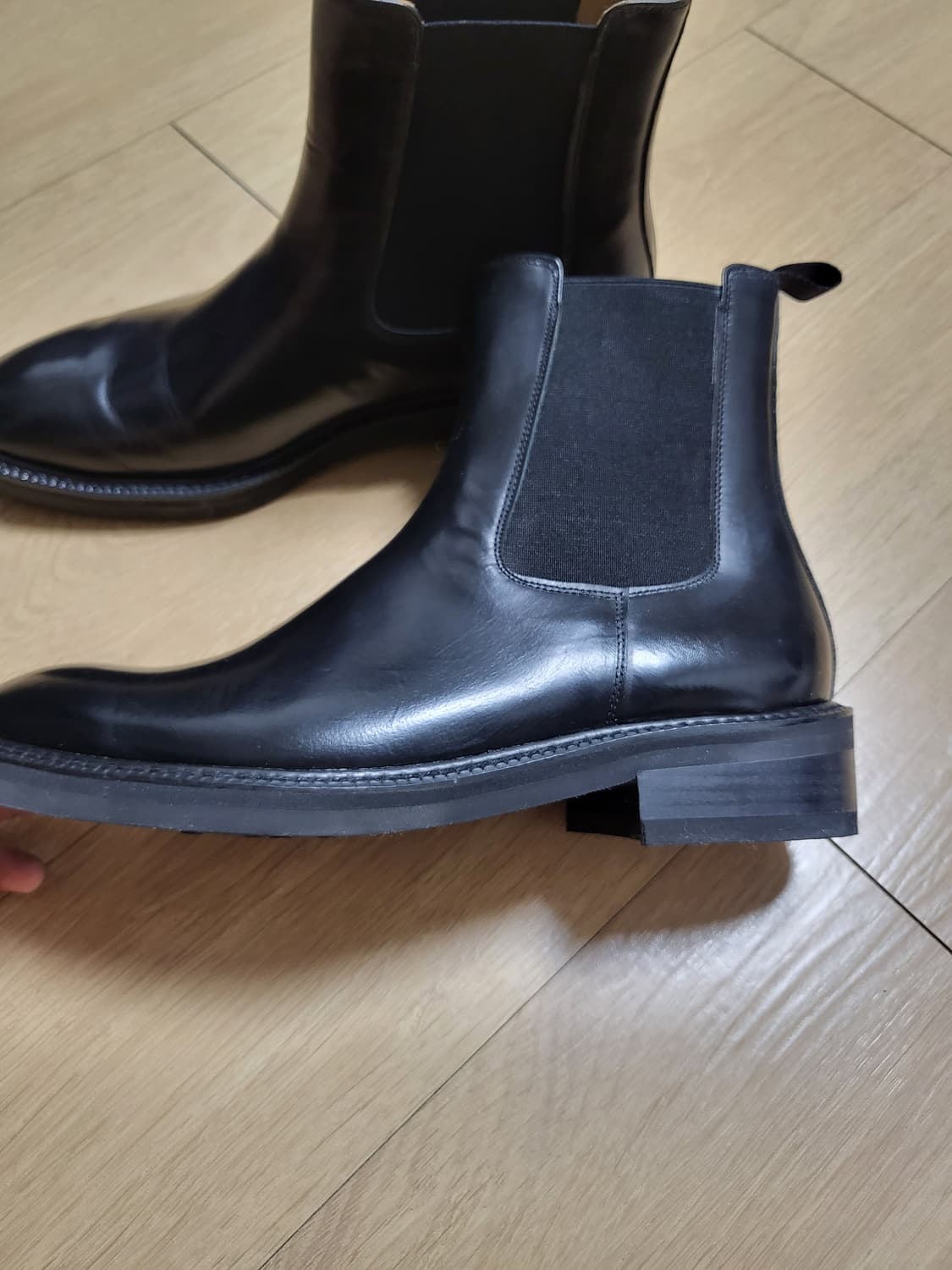 바나나핏 레더 첼시부츠 255사이즈 상품이미지5