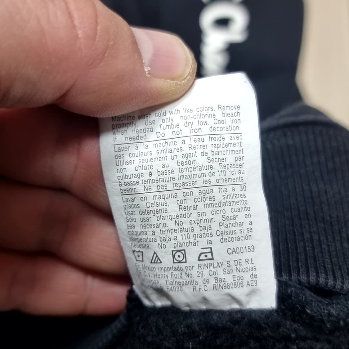 챔피온 x 슈프림 후드티 블랙 XL 상품이미지6