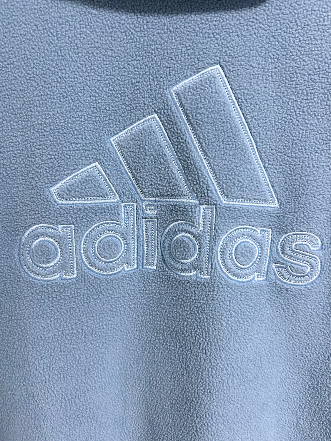 아디다스 블루 플리스 후드집업 상품이미지4