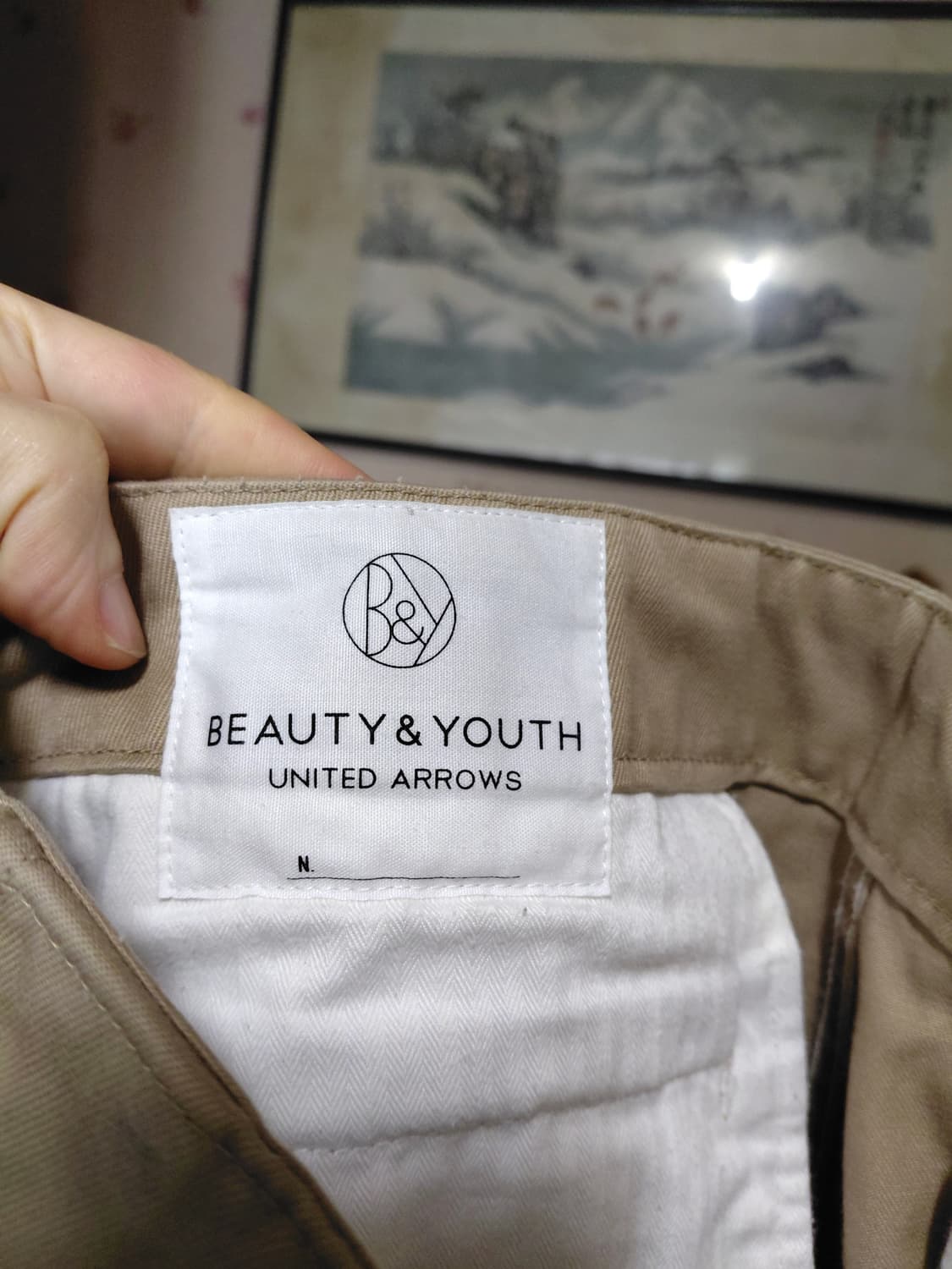[유나이티드애로우즈]뷰티앤유스 7부 치노팬츠 M사이즈 상품이미지4