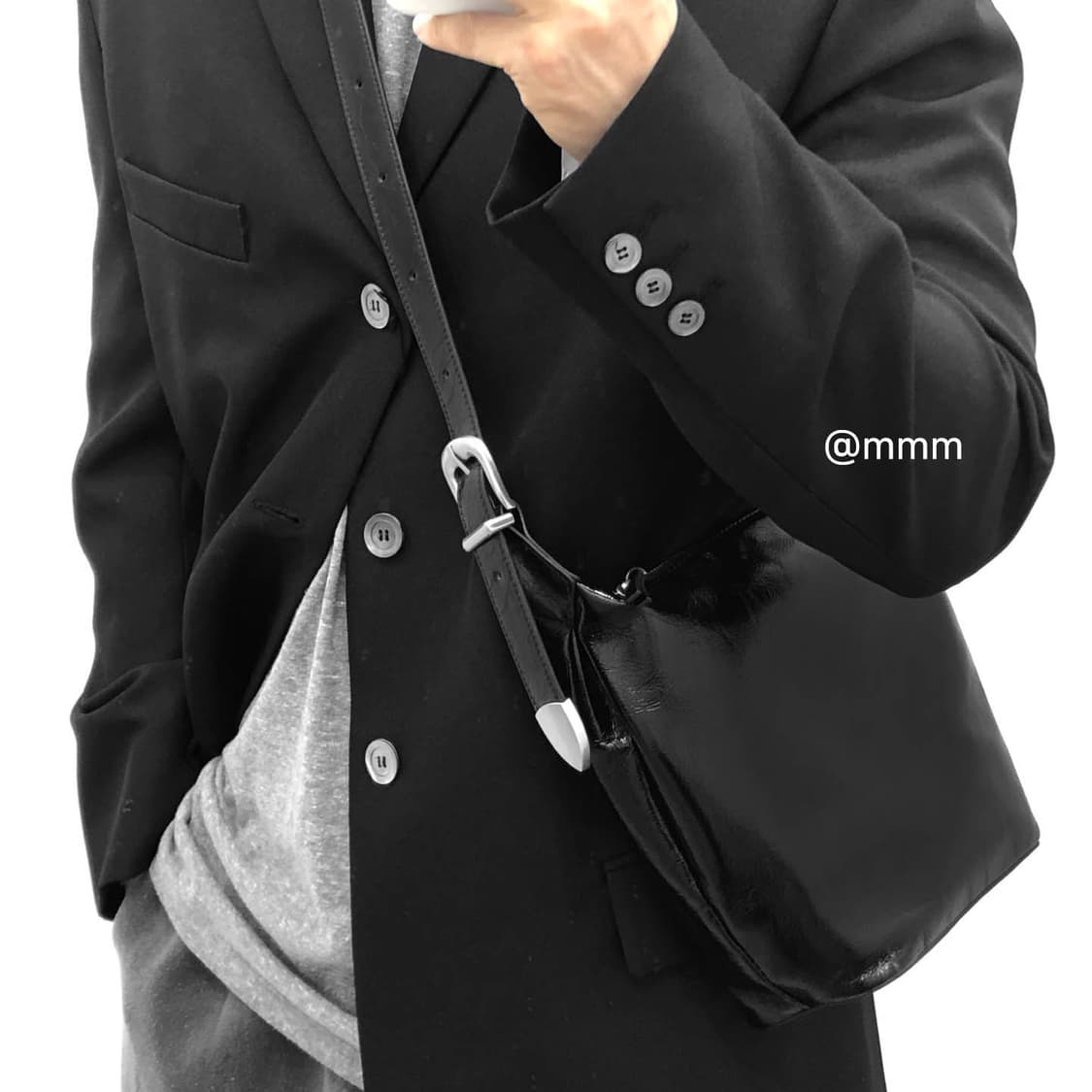 [Unisex]벨트 크로스백 소가죽 상품이미지1