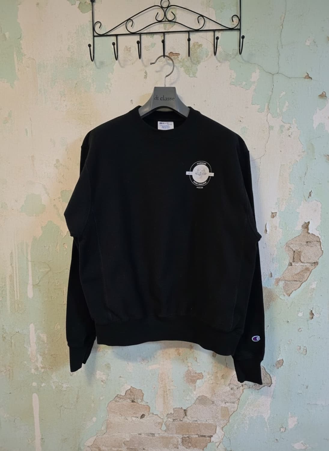 챔피온 리버스 위브 맨투맨 블랙 M 상품이미지1