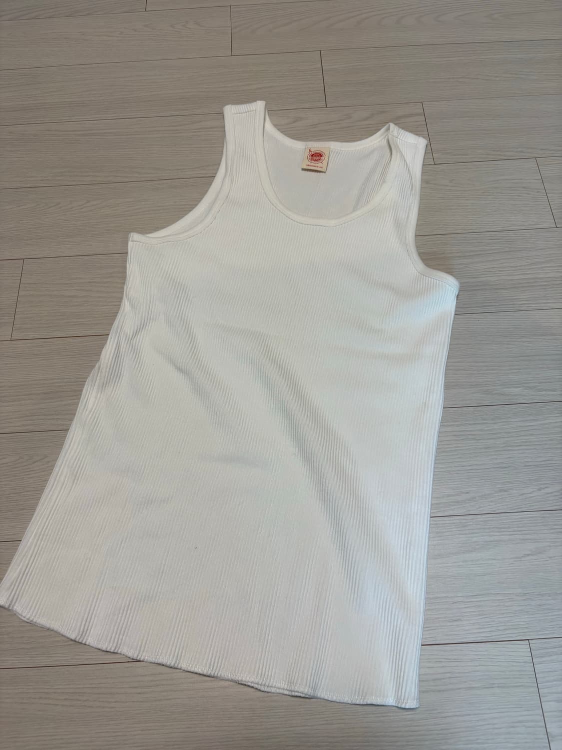 브론슨 탱크탑 화이트 M사이즈 미사용품 상품이미지1