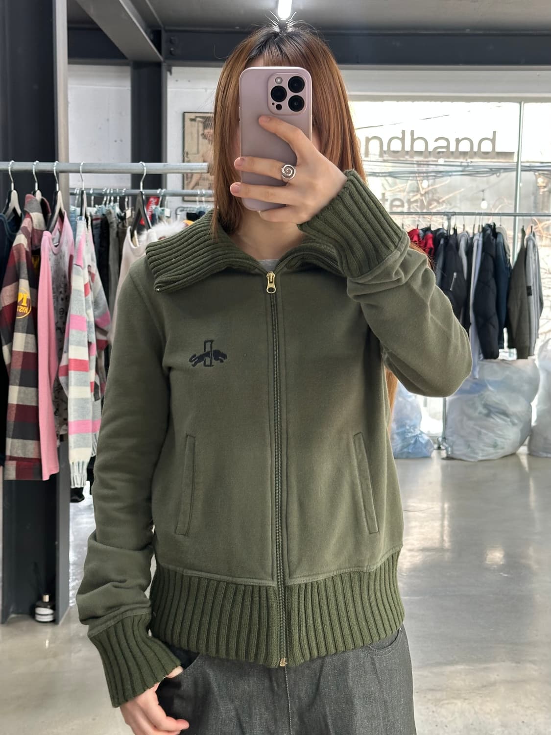 퓨마 OG Rudolf Dassler 하이넥 코튼골지집업 상품이미지5