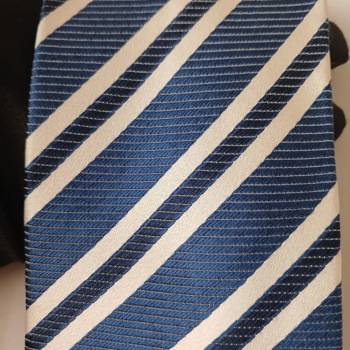 빨질레리 실크 혼방 스트라이프 넥타이 8.4cm A+등급 A19110
 상품이미지7